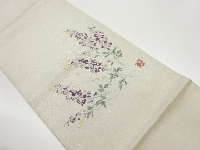 JAPANESE FUKURO OBI / WOVEN PLANTS / ARTIST WORK